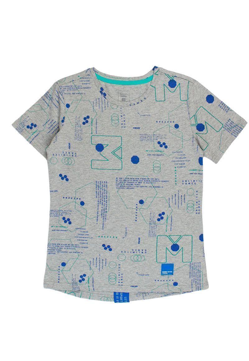 Polera Jr Niño Estampada Funny Ficcus-0