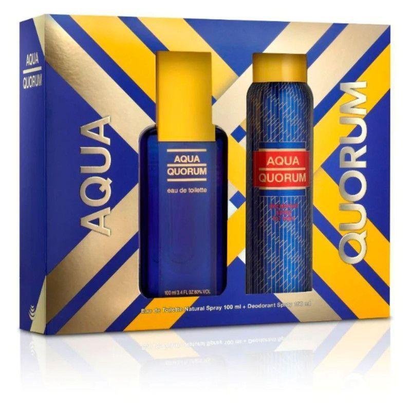 Aqua Quorum 100 ML mas Desodorante 150ml-0
