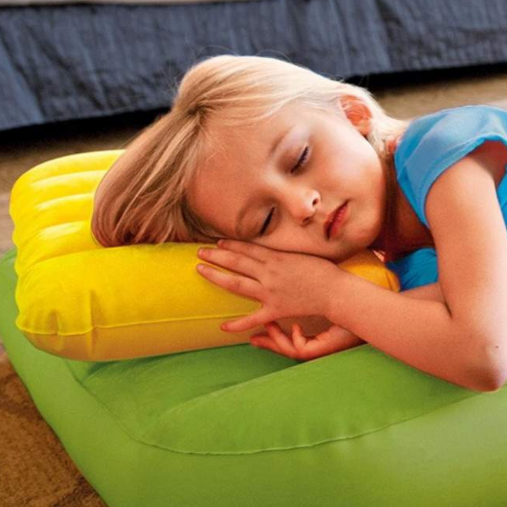 Almohada Inflable Amarilla 43x28x9 Cm-2