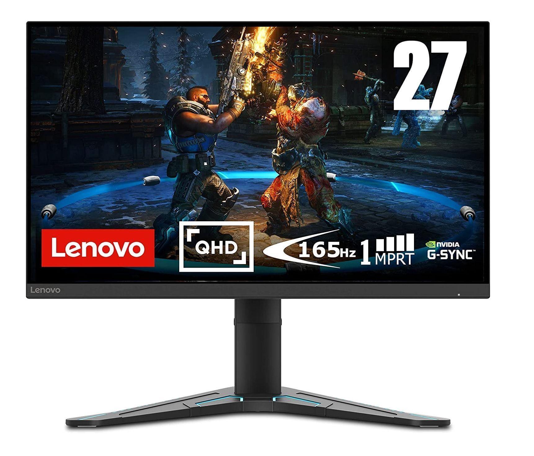 Monitor Lenovo G27Q-20 de 27" QHD 2K, 165Hz, Panel IPS-0