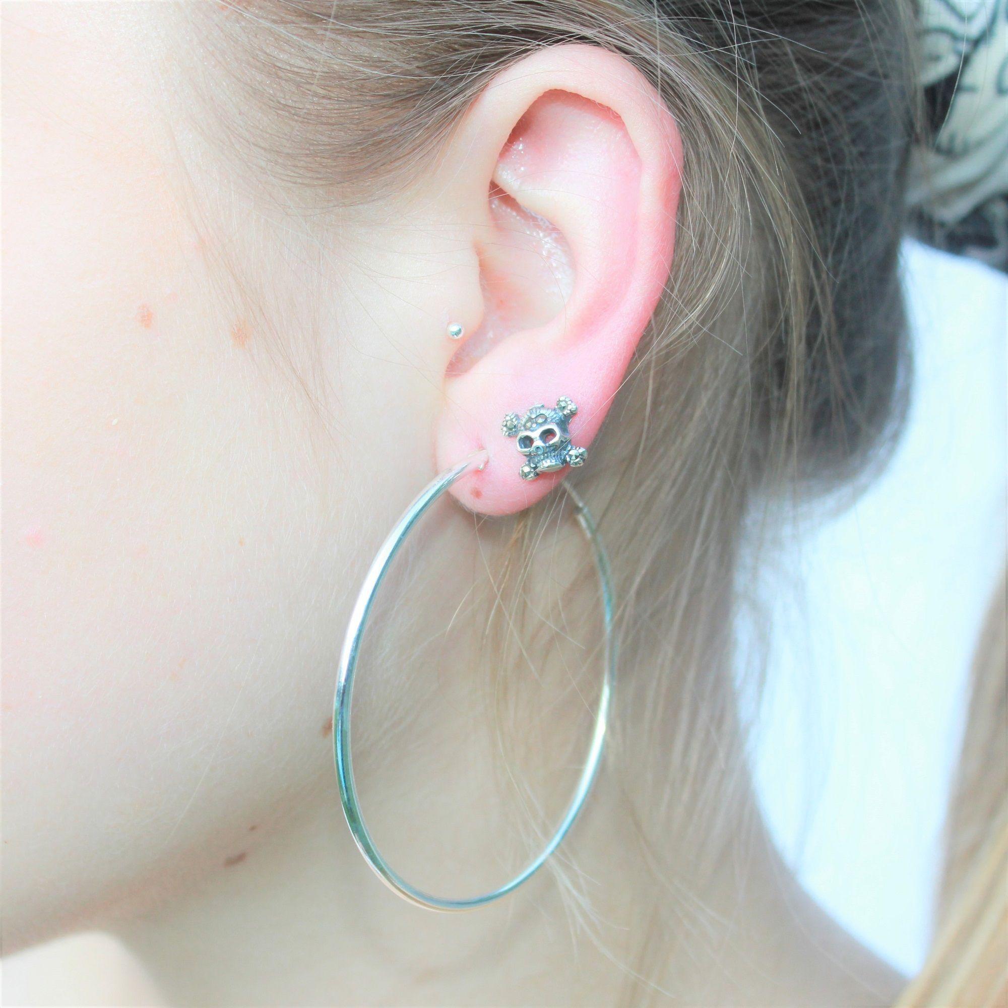 Aros  Carabela y Circones Plata Philippa Joyas-1