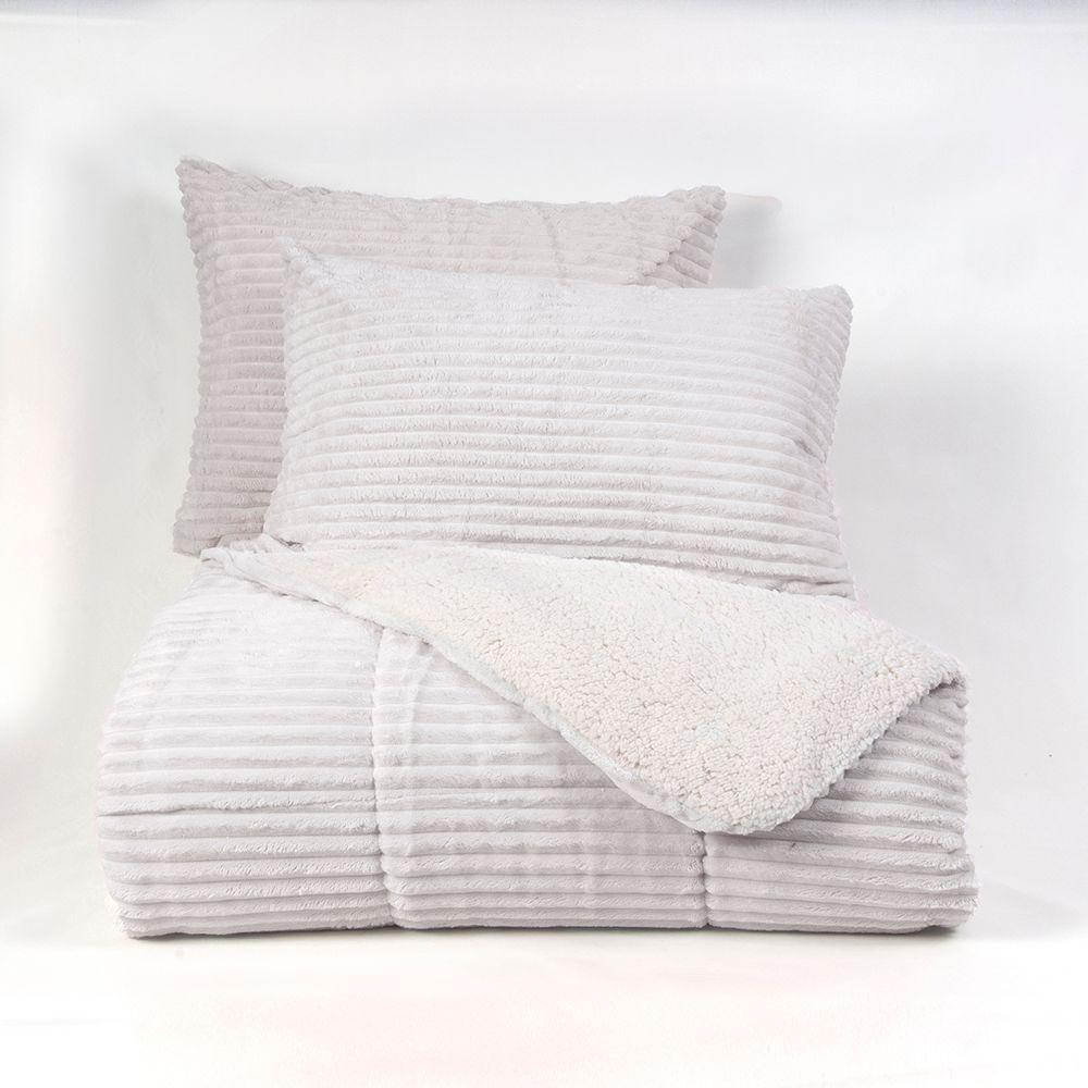 Plumon Corduroy Coral Sherpa 1.5 P Gris-2