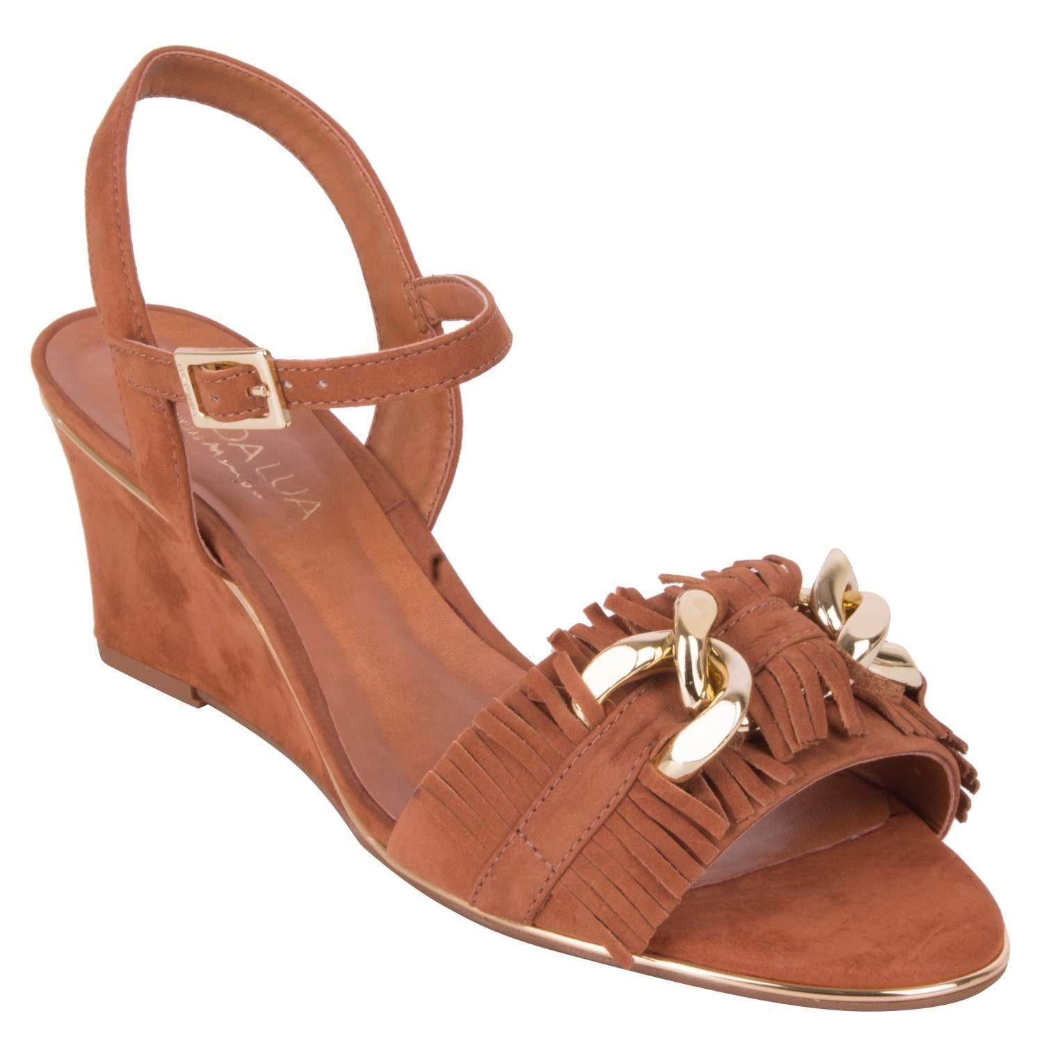 Sandalia Vestir Mujer Luz da Lua - S576 Camel-0