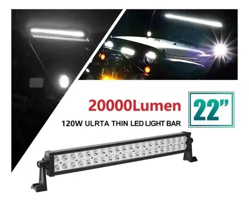Barras Led 4x4 54cm Foco Auto Barra Neblinero 120w-5
