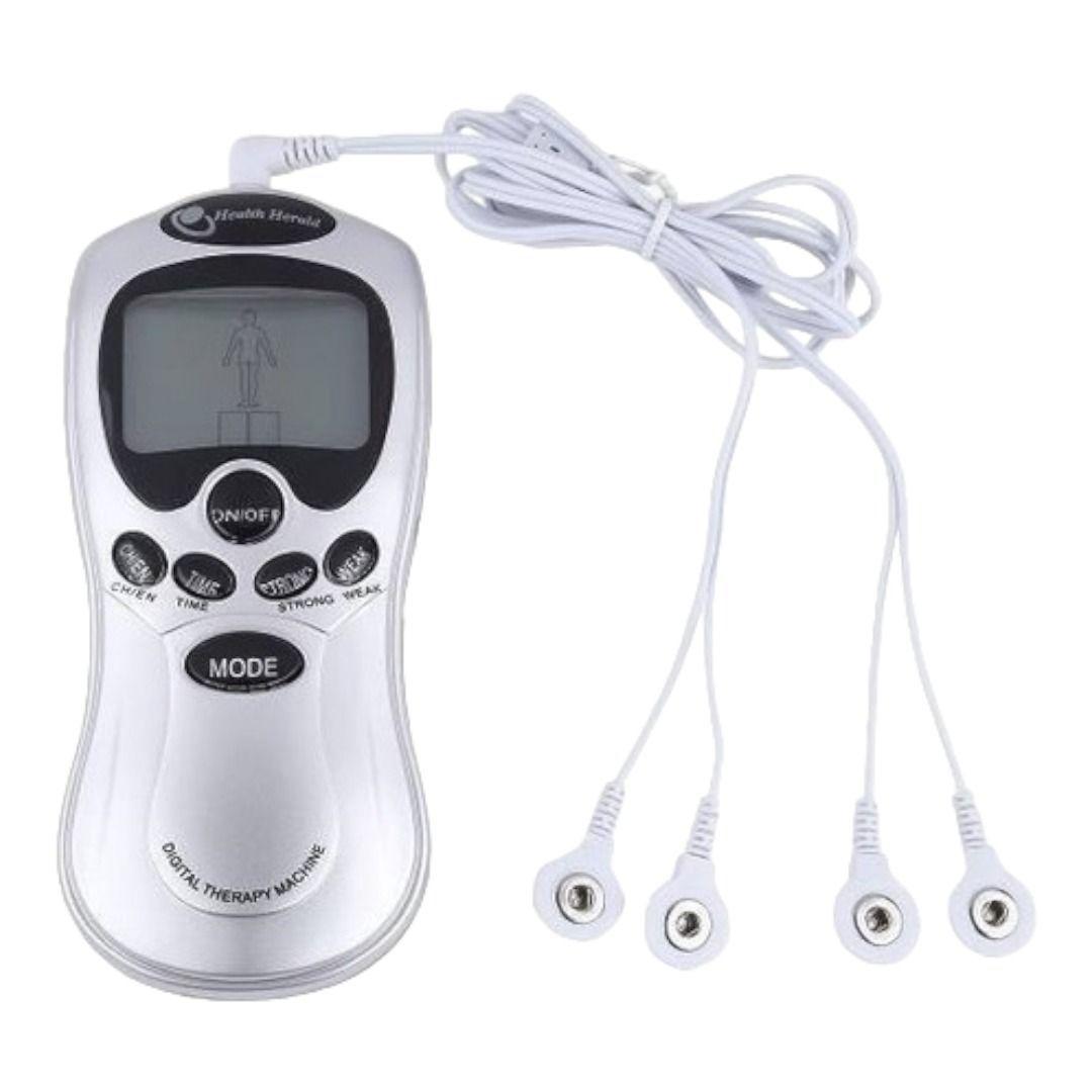 ELECTRO FÍSICO ELECTRO ESTIMULADOR MASAJEADOR TENS 4 PARCHES AM96-0