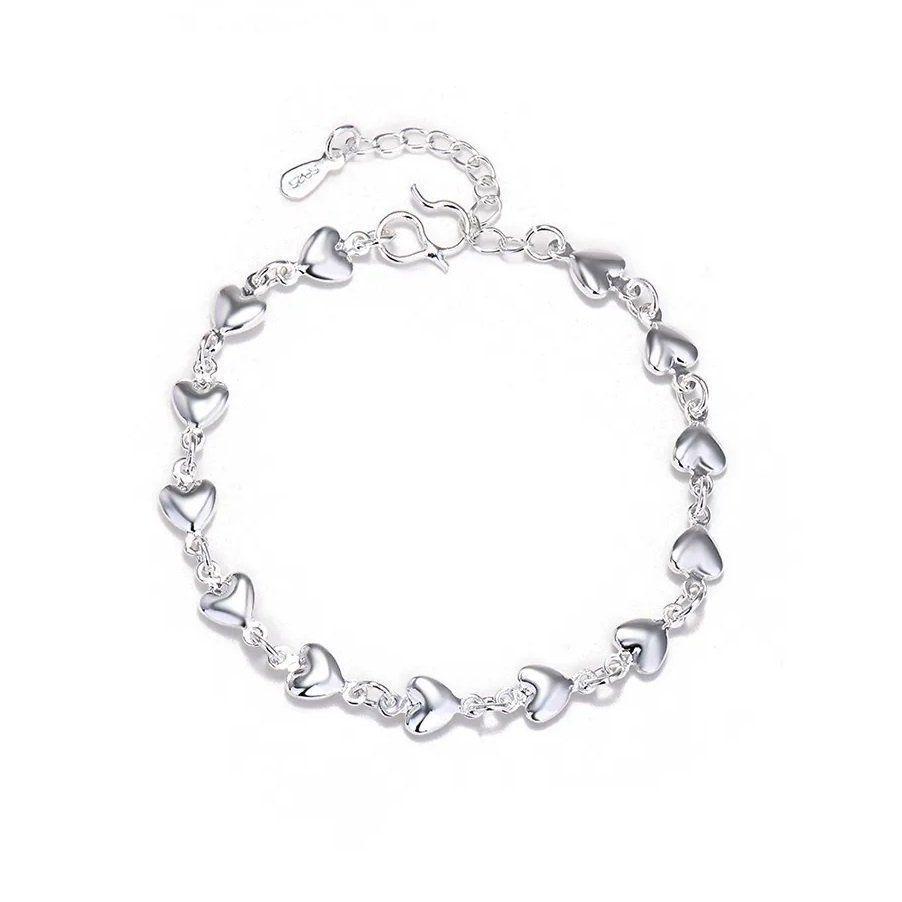 Pulsera silver Heart #5-0