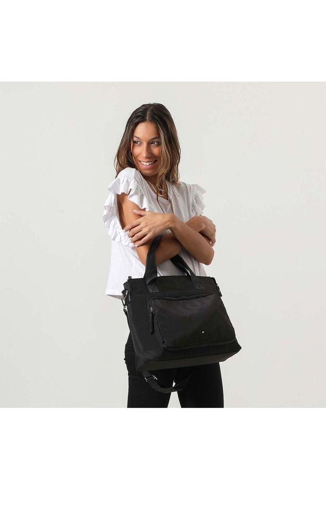 Cartera Hombro Negra  Mariposa i-D-3