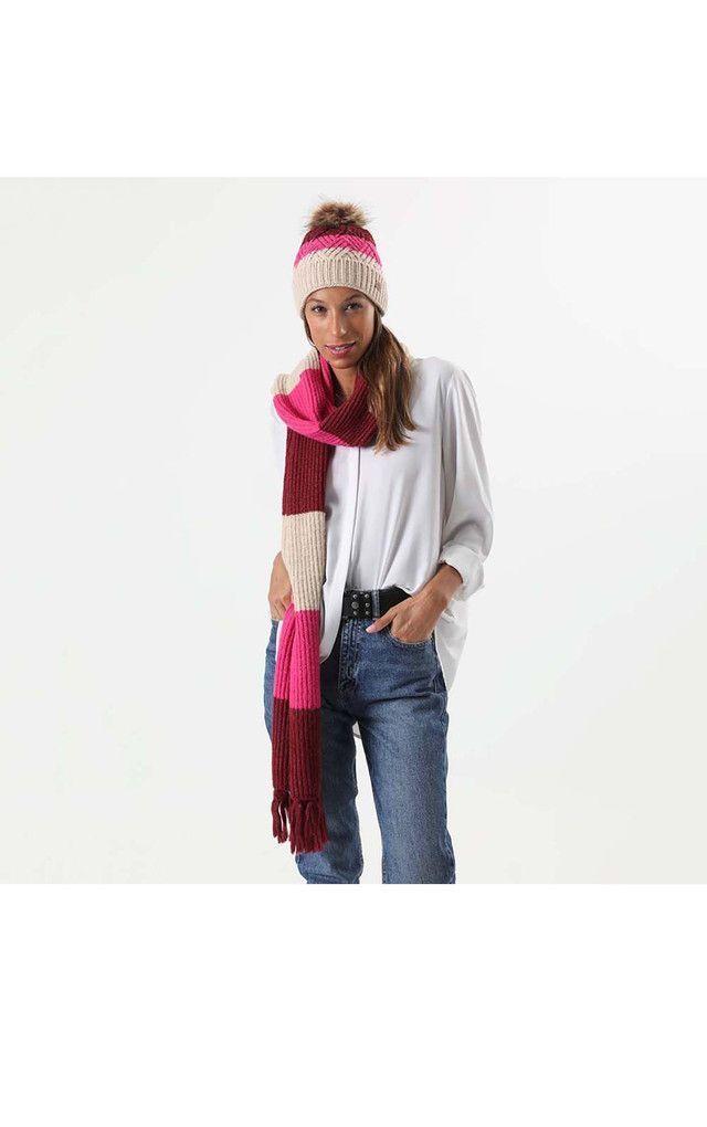 Bufanda Rojo Tawny Humana-2