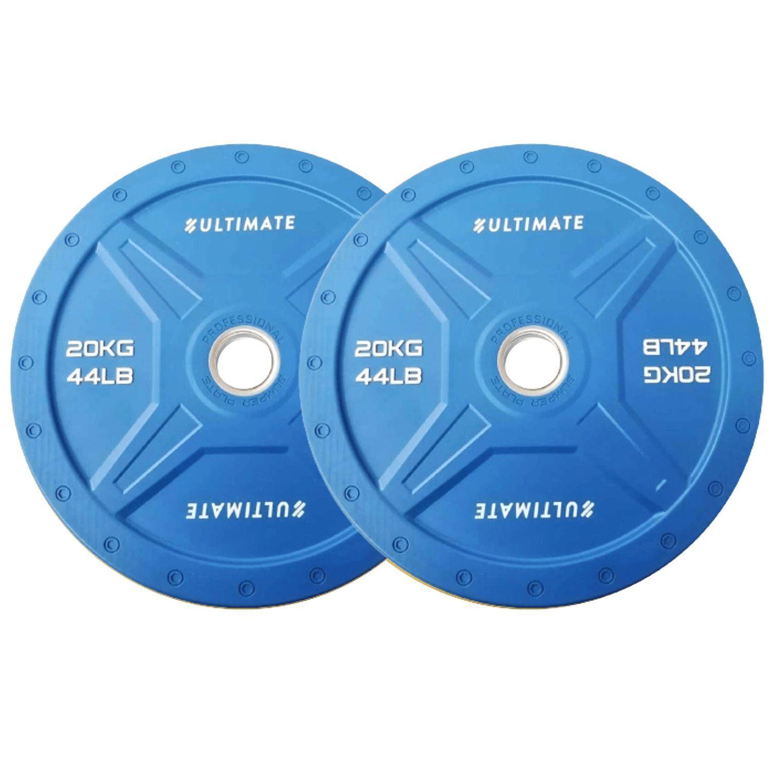 Par Discos Olímpicos Bumper Elite Hex 20 kg-0