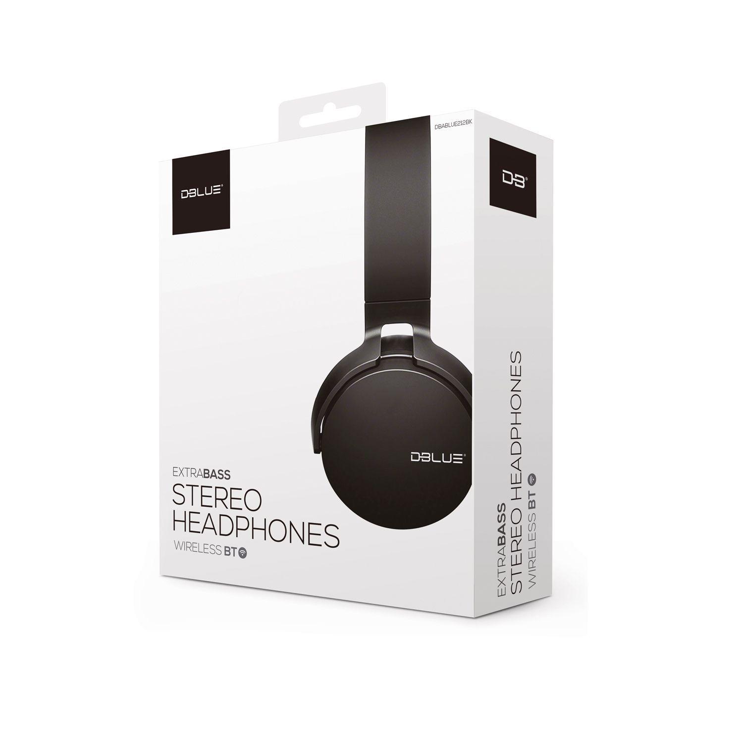 Audífono Bluetooth Stereo Extra Bass Rojo Dblue-3