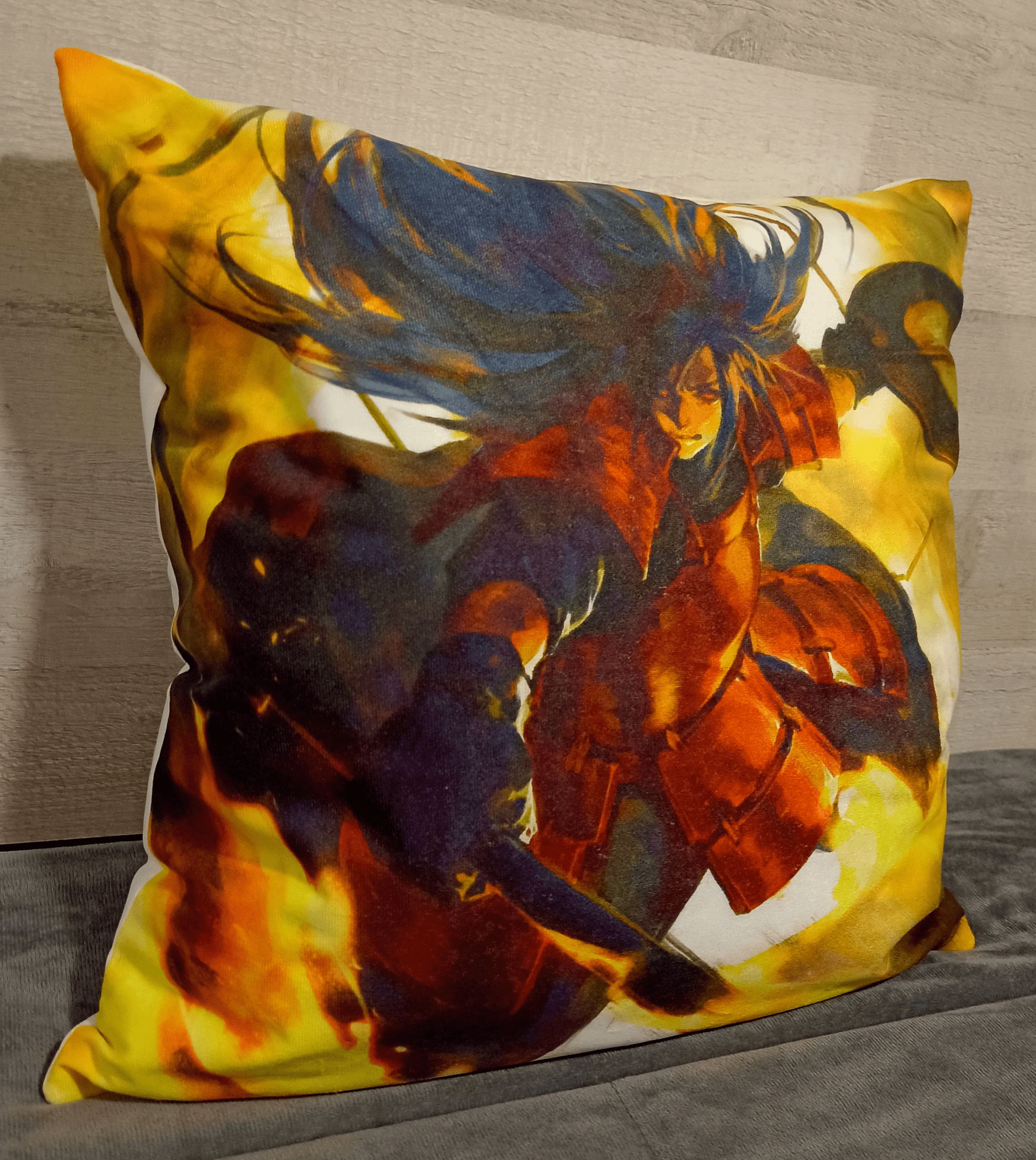 Cojín Felpa 45x45 cm Uchiha Madara Extra Suave -4