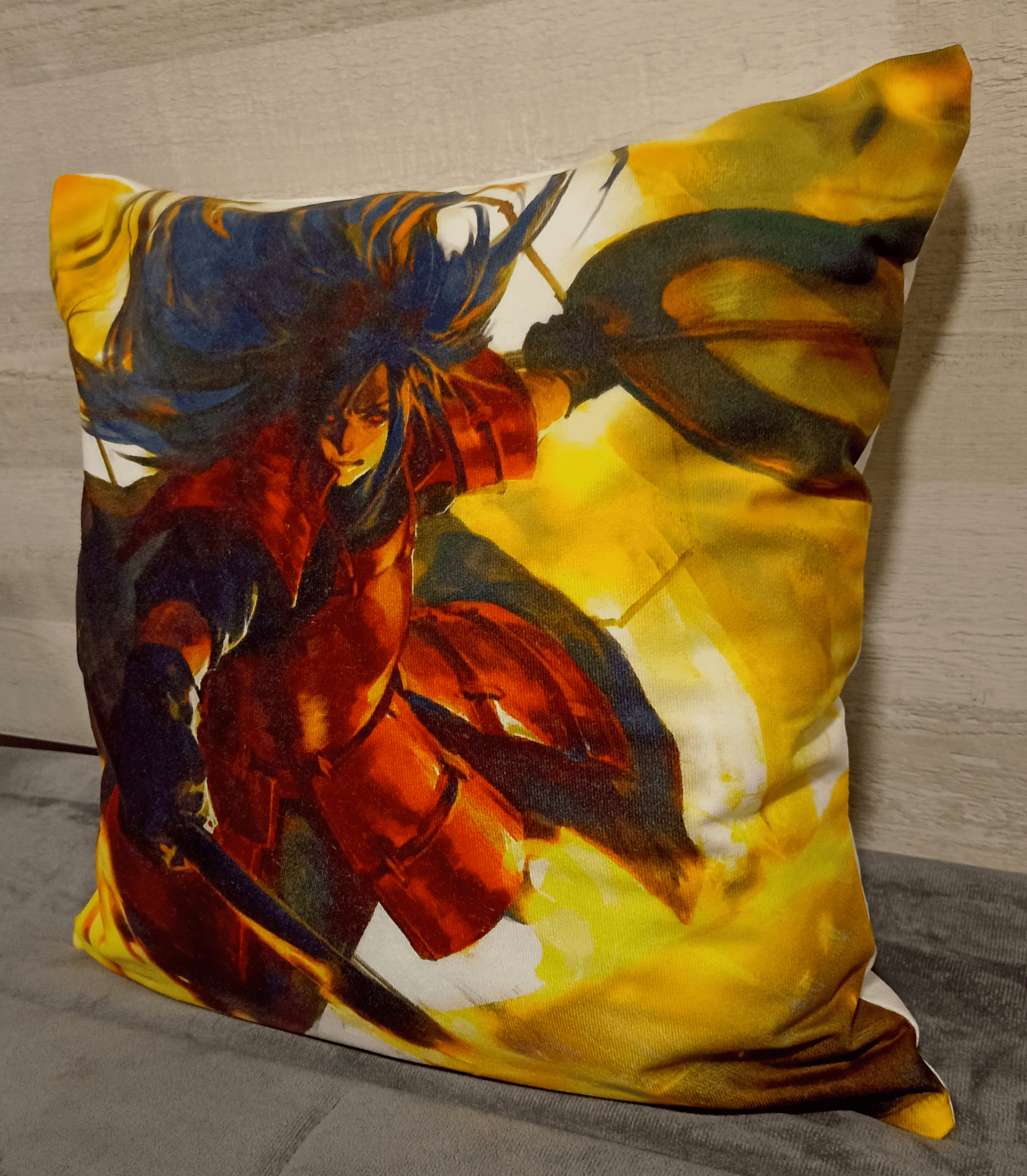Cojín Felpa 45x45 cm Uchiha Madara Extra Suave -3
