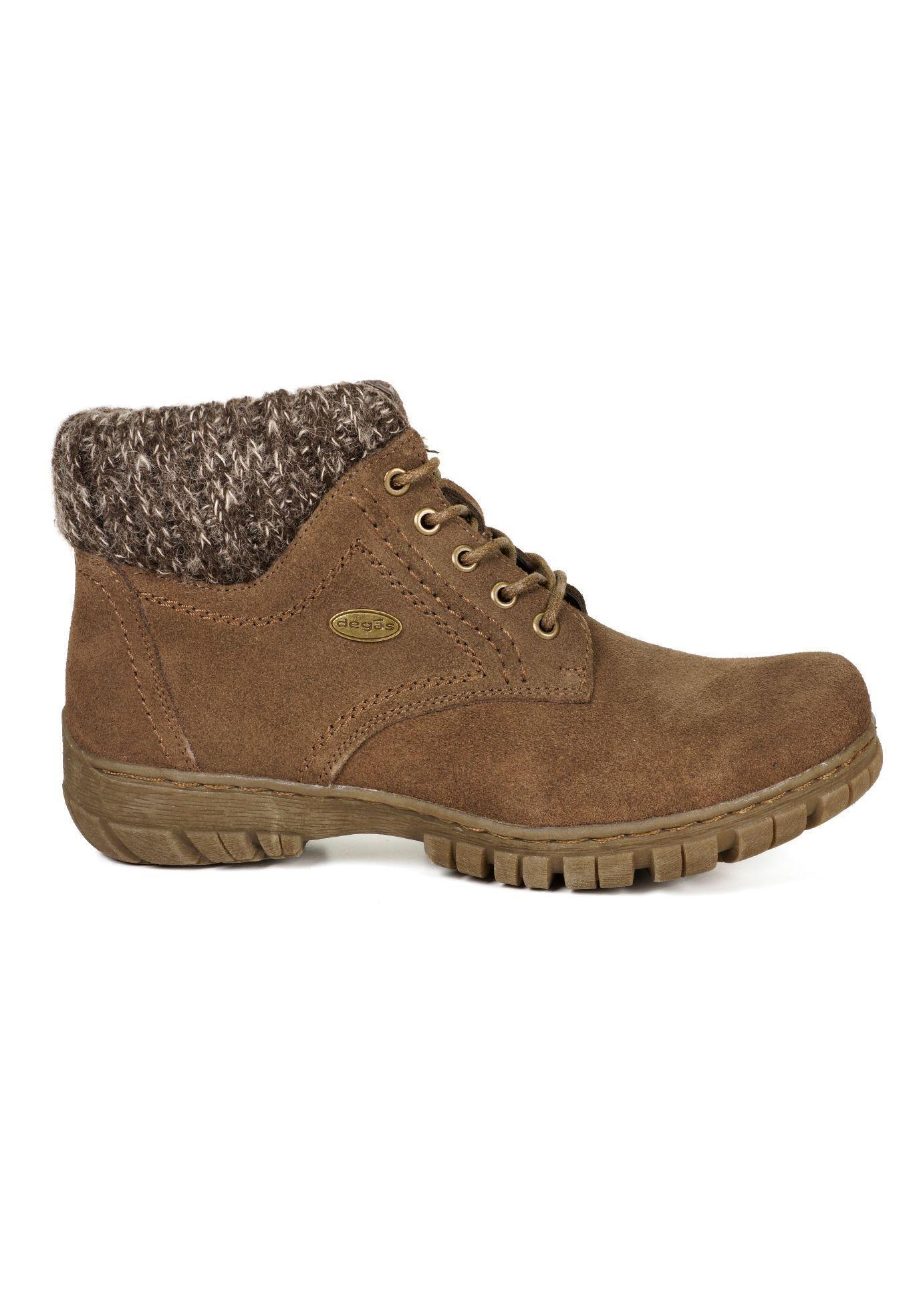 Botin  Cuero Dalia Café-2