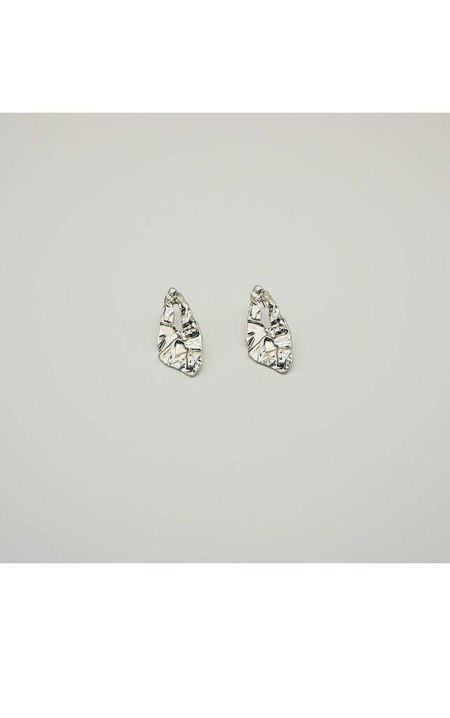 Aros Pegados Ice Plateado i-D-0