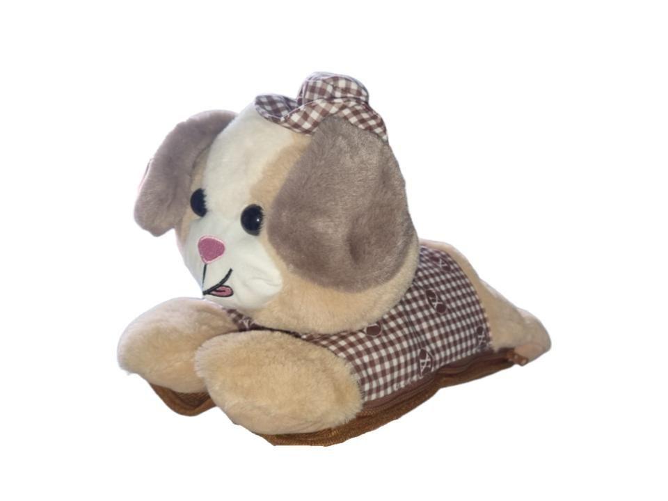 Guatero eléctrico para manos peluche de perro-1