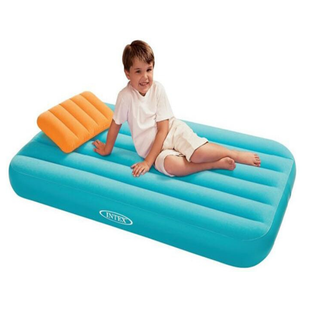 Colchón Inflable 1 Plz Niño 88x157x18 Cm Celeste-2
