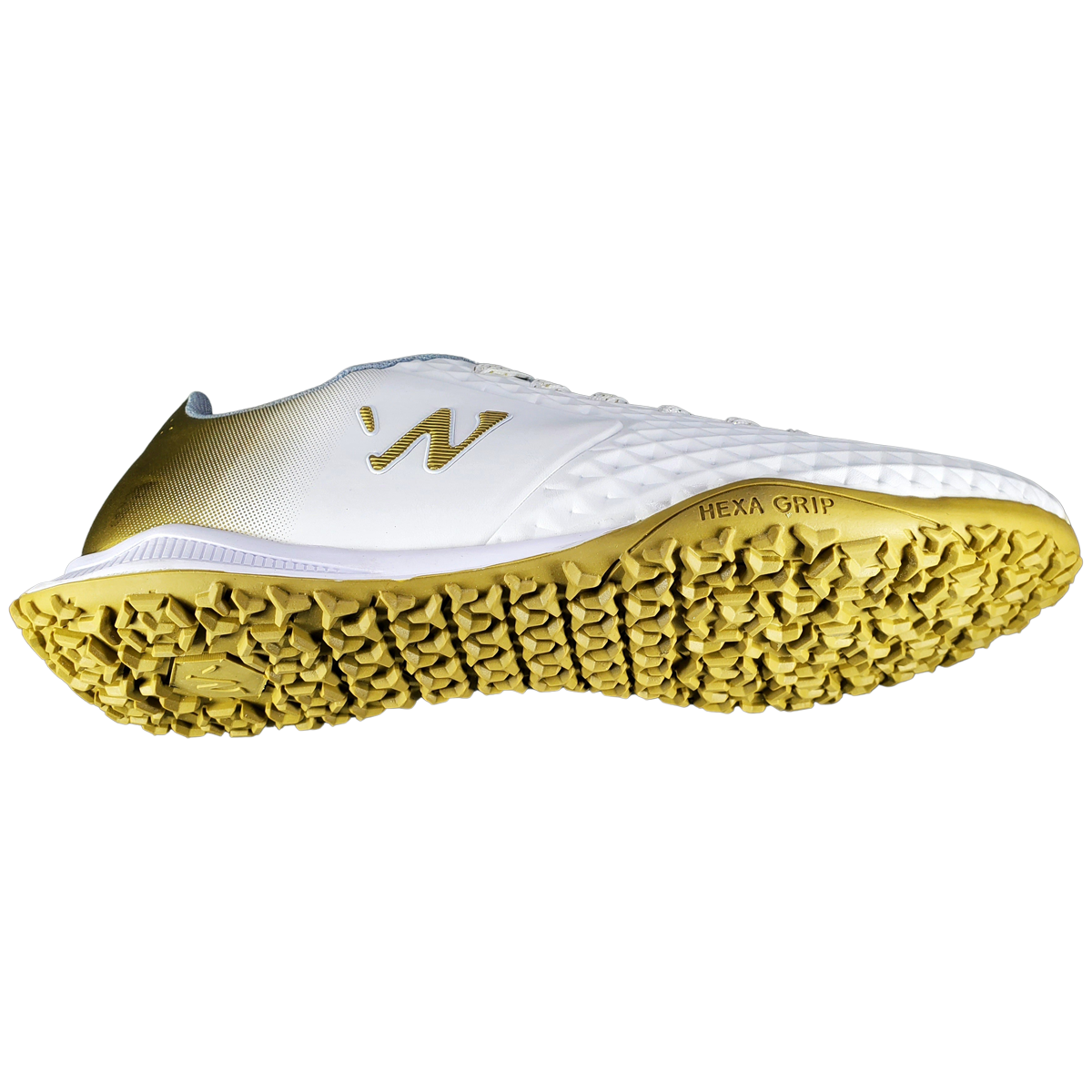 Zapatilla De Fútbol Norwest Blanco y Dorado Capitano TF-4