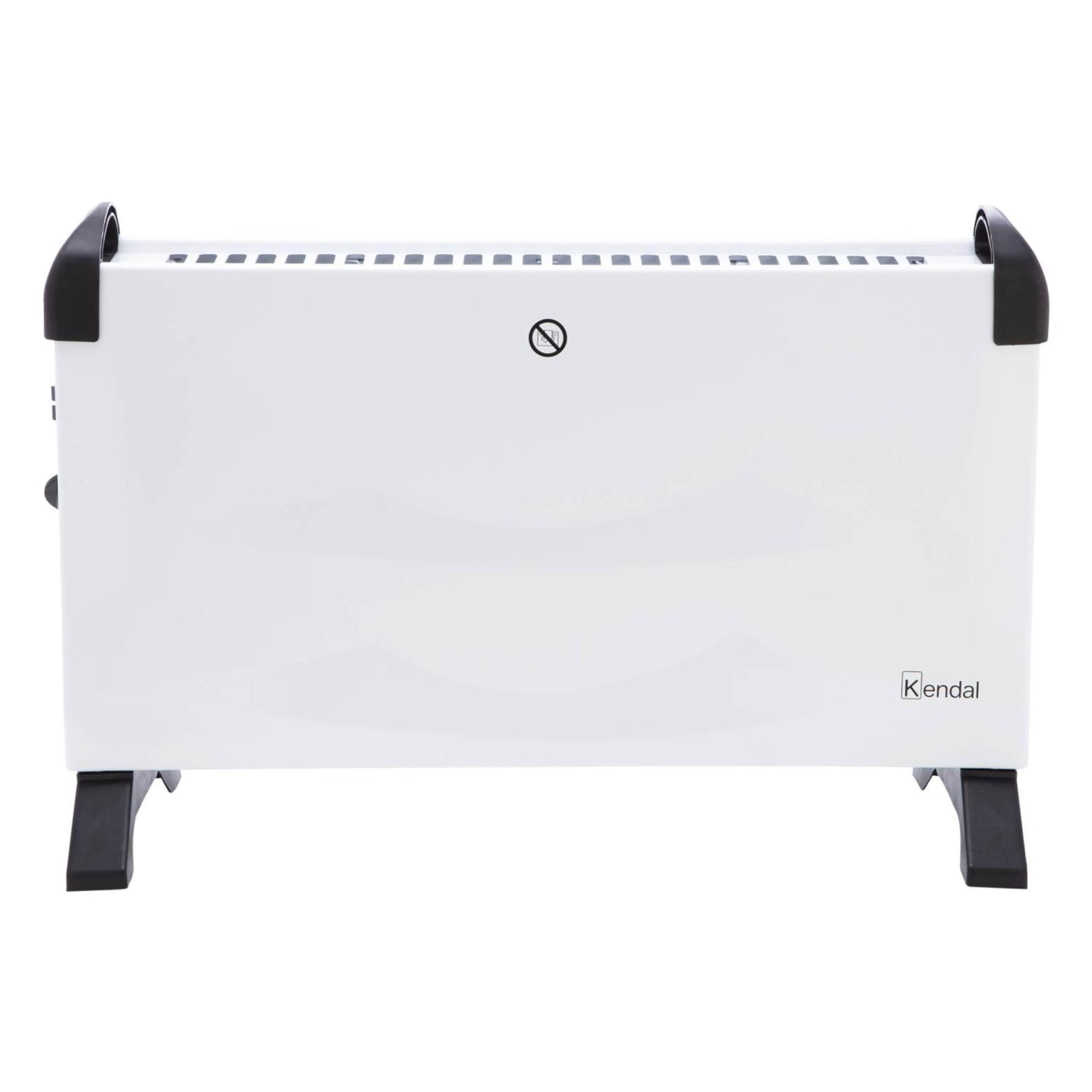 Calefactor Convector Electrico 2000W Blanco KCE-DL06 Kendal-0