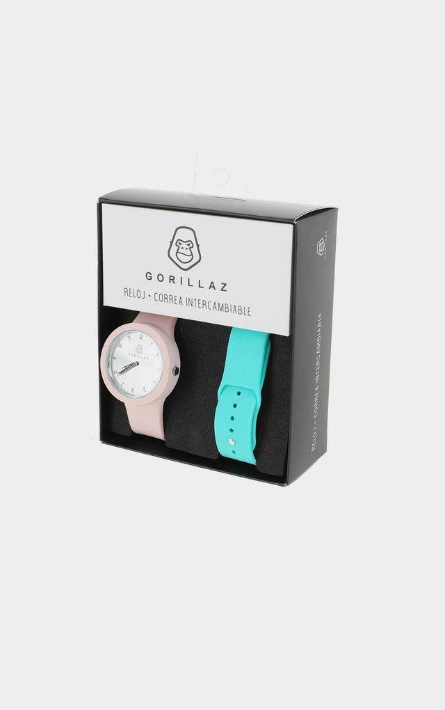 Reloj Análogo Swipe Rosado  Gorillaz-2