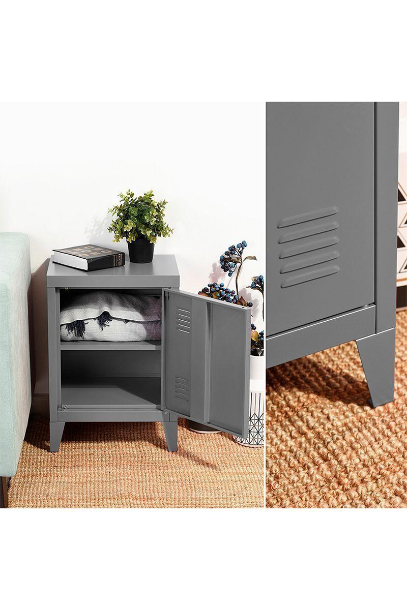 Velador Mesa Auxiliar Estante Metal 57.5x30.5x40.5-5