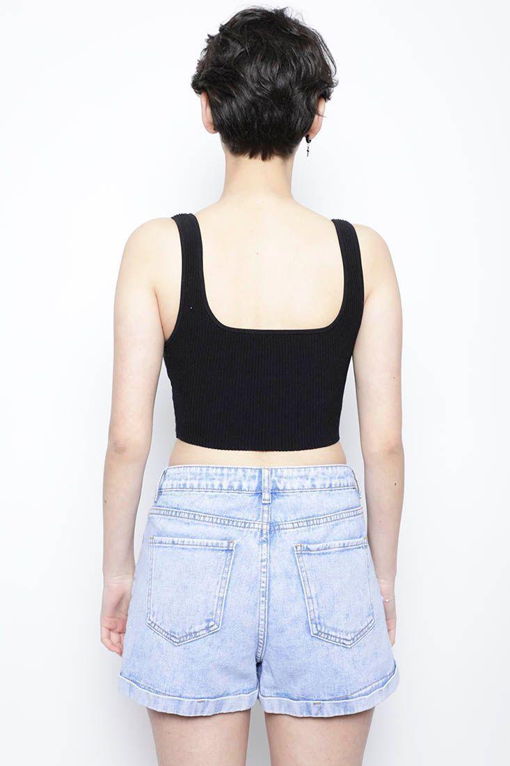 Shorts casual reciclado azul pacsun talla S  -3