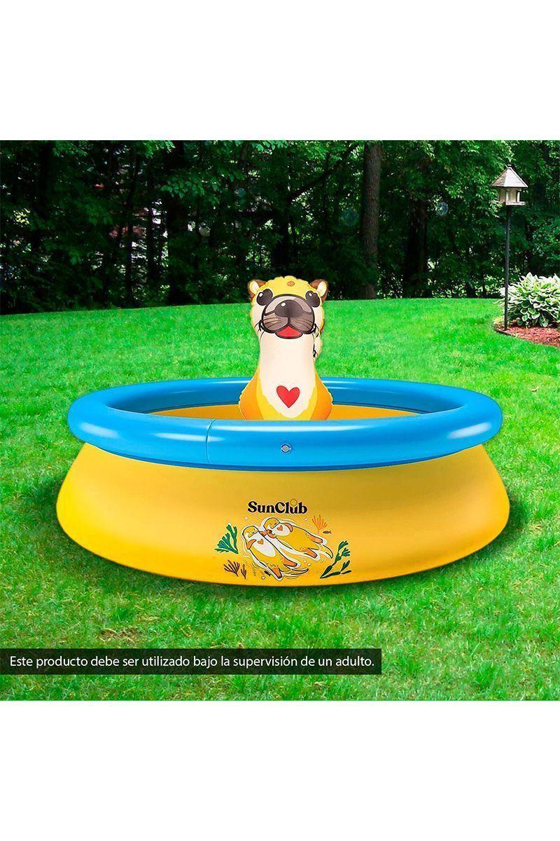 Piscina Inflable Nutria 457 L 41x150 cm Amarillo-5