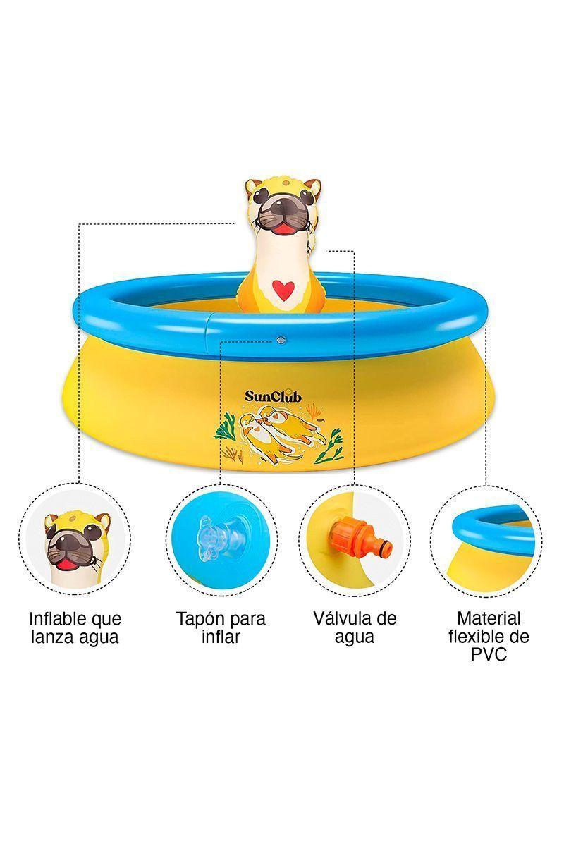 Piscina Inflable Nutria 457 L 41x150 cm Amarillo-3