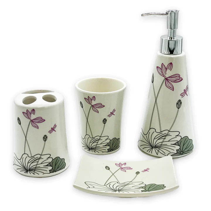 Set de Accesorios para Baño 4 piezas - PureBath™-0