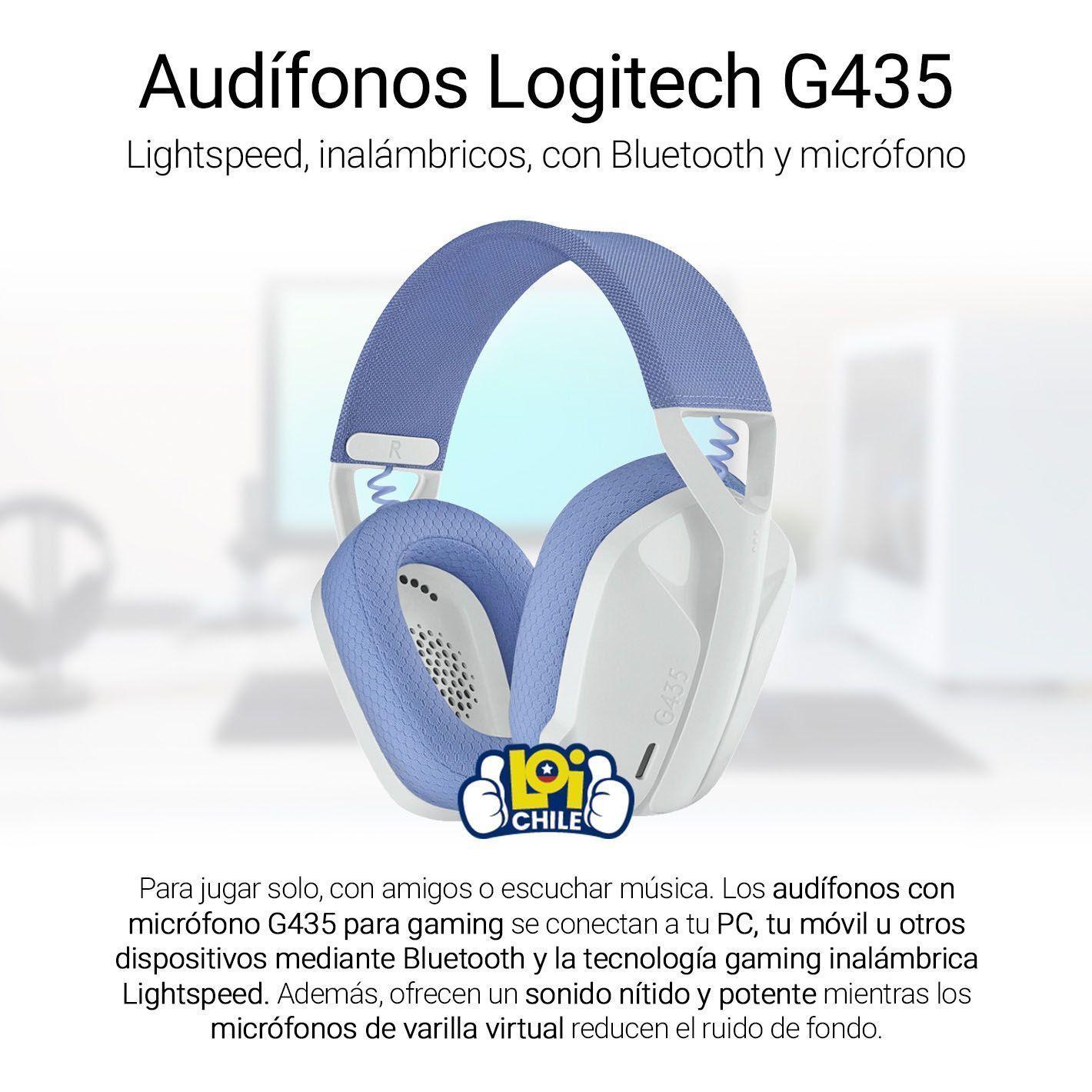 Audífonos Gamer Logitech G435-5