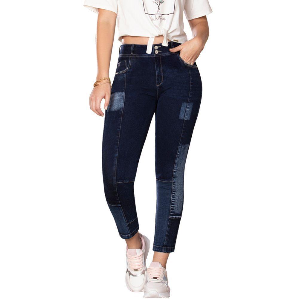 Mom Jeans Azucena, Color-Azul de TYT -0