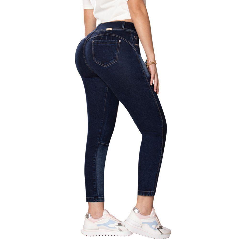Mom Jeans Azucena, Color-Azul de TYT -1