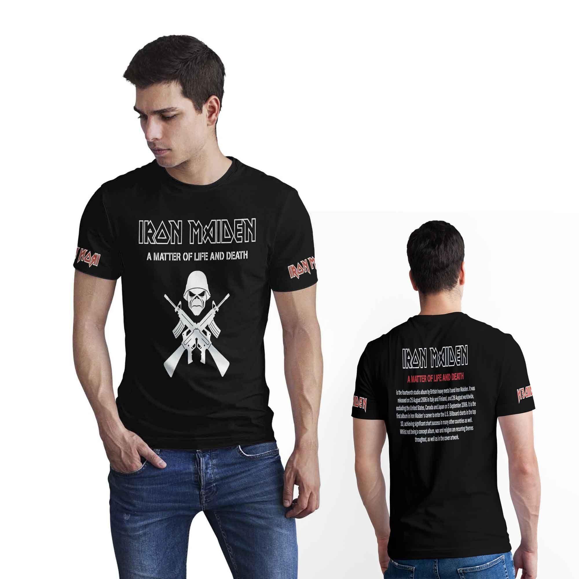 Polera Metalera Iron Maiden D6	-1