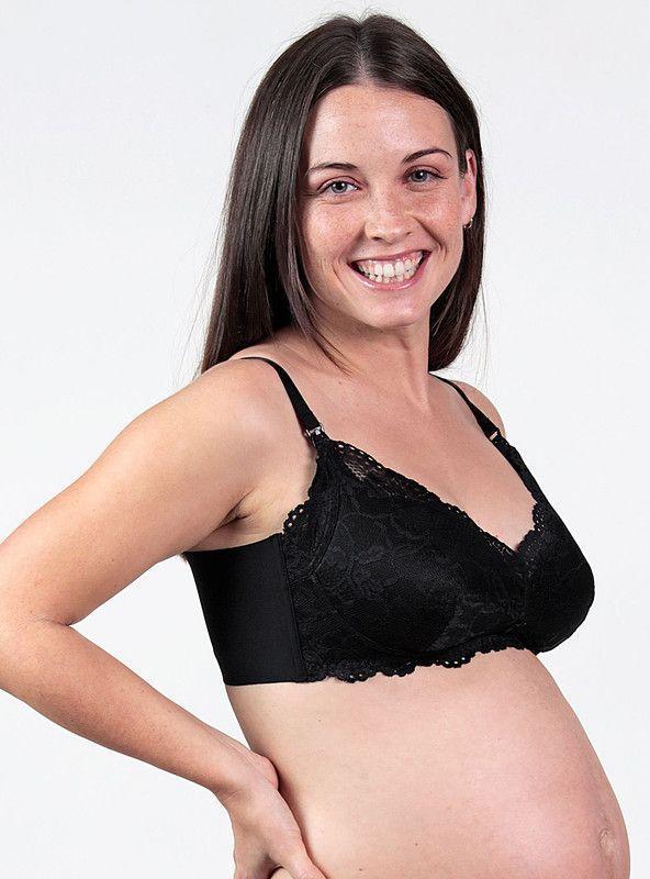 Sosten lactancia negro encaje-1