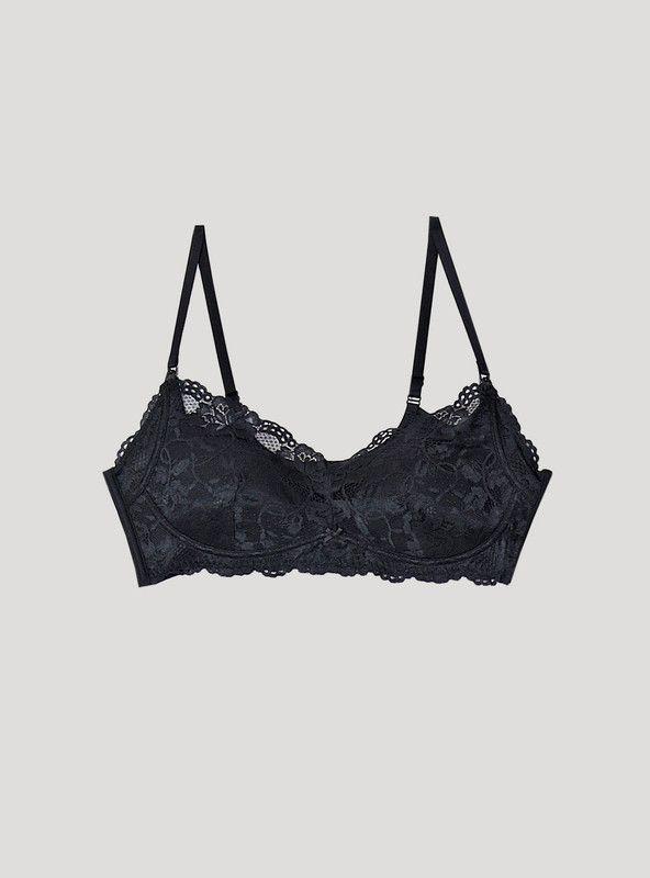 Sosten lactancia negro encaje-4