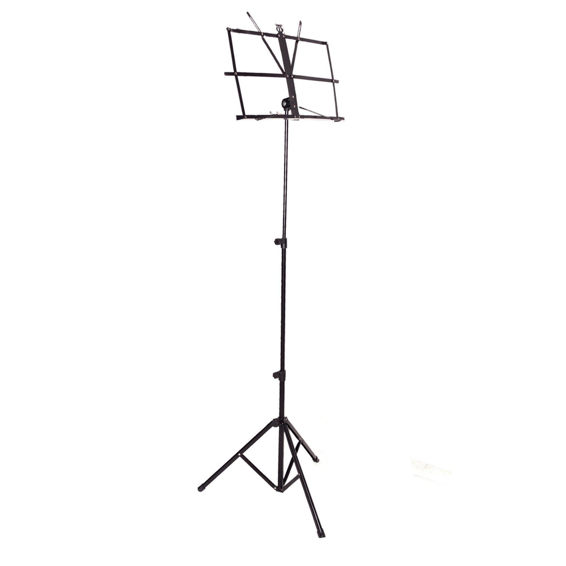 ATRIL DE PARTITURA PLEGABLE NEGRO C/FUNDA HONDO-0