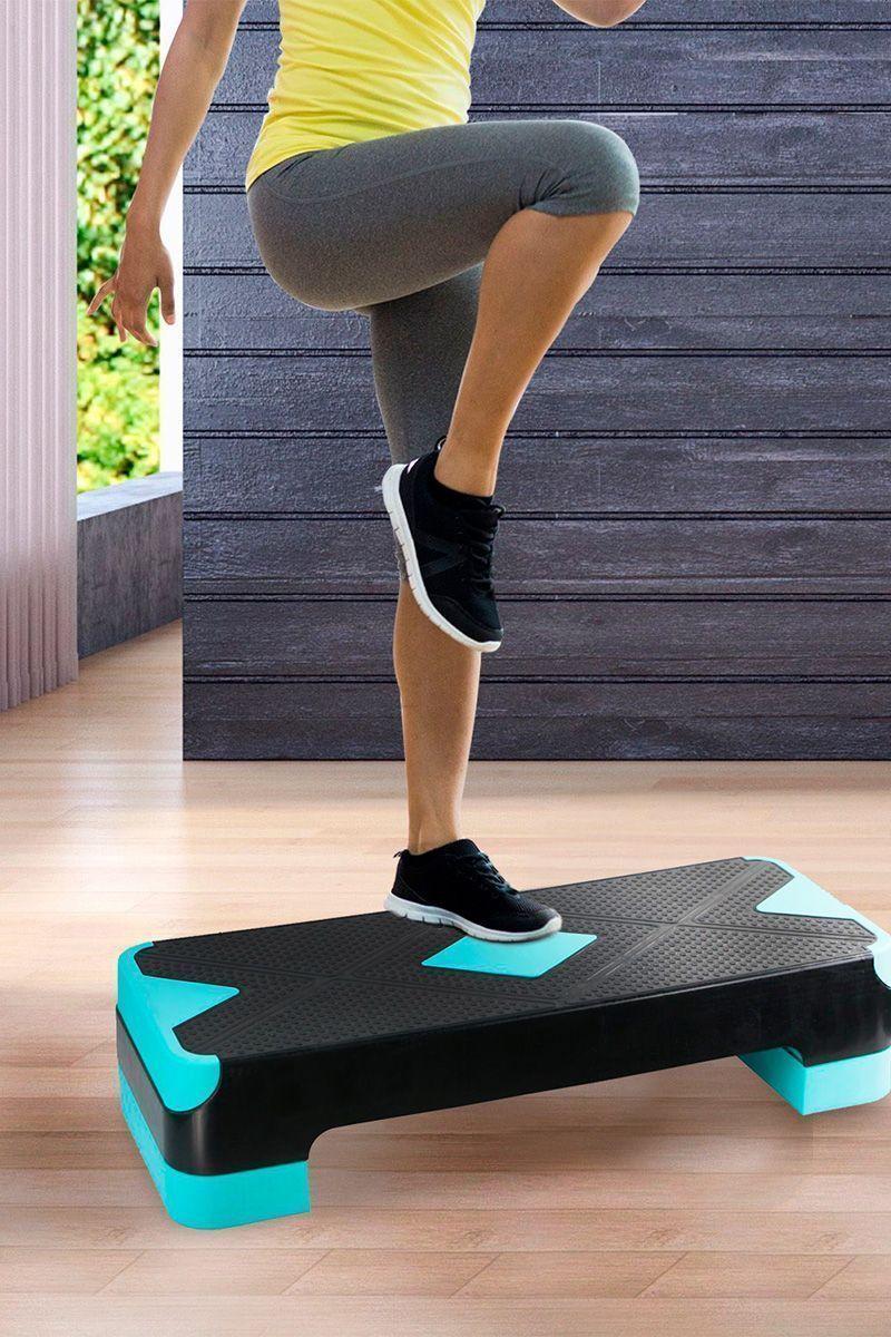 Step Aeróbico Fitness Celeste-5