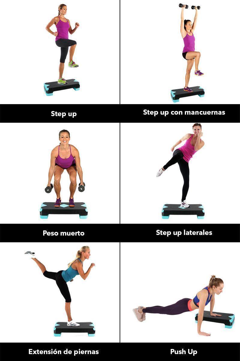 Step Aeróbico Fitness Celeste-4