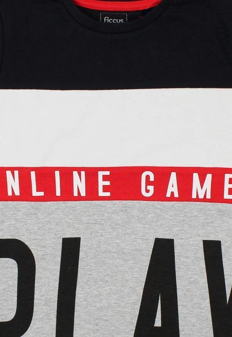 Polera Kids Niño C/ Corte Funny Ficcus-2