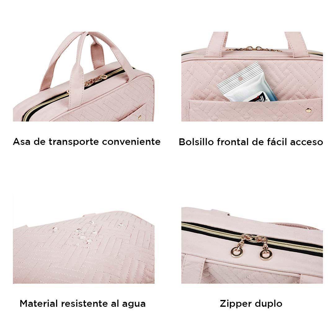 Bagsmart Kit De Viaje AURA - Rosado Suave-5