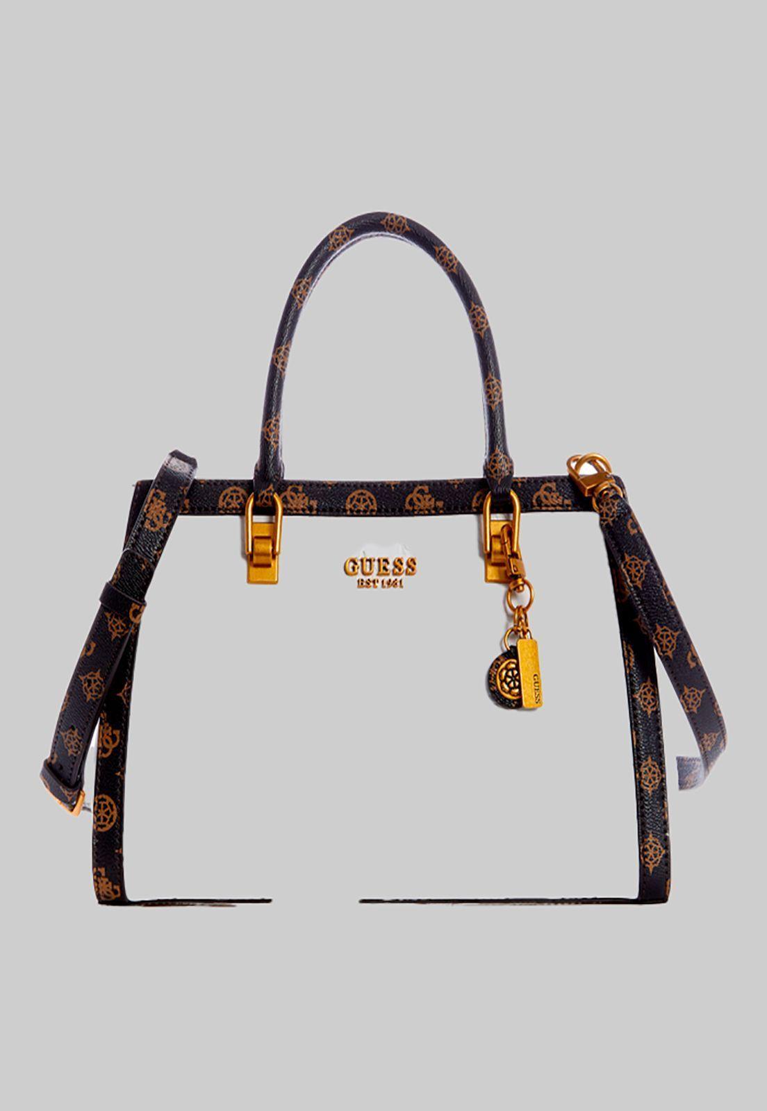 Cartera Abey Elite Girlfriend Satchel Blanco Guess-0