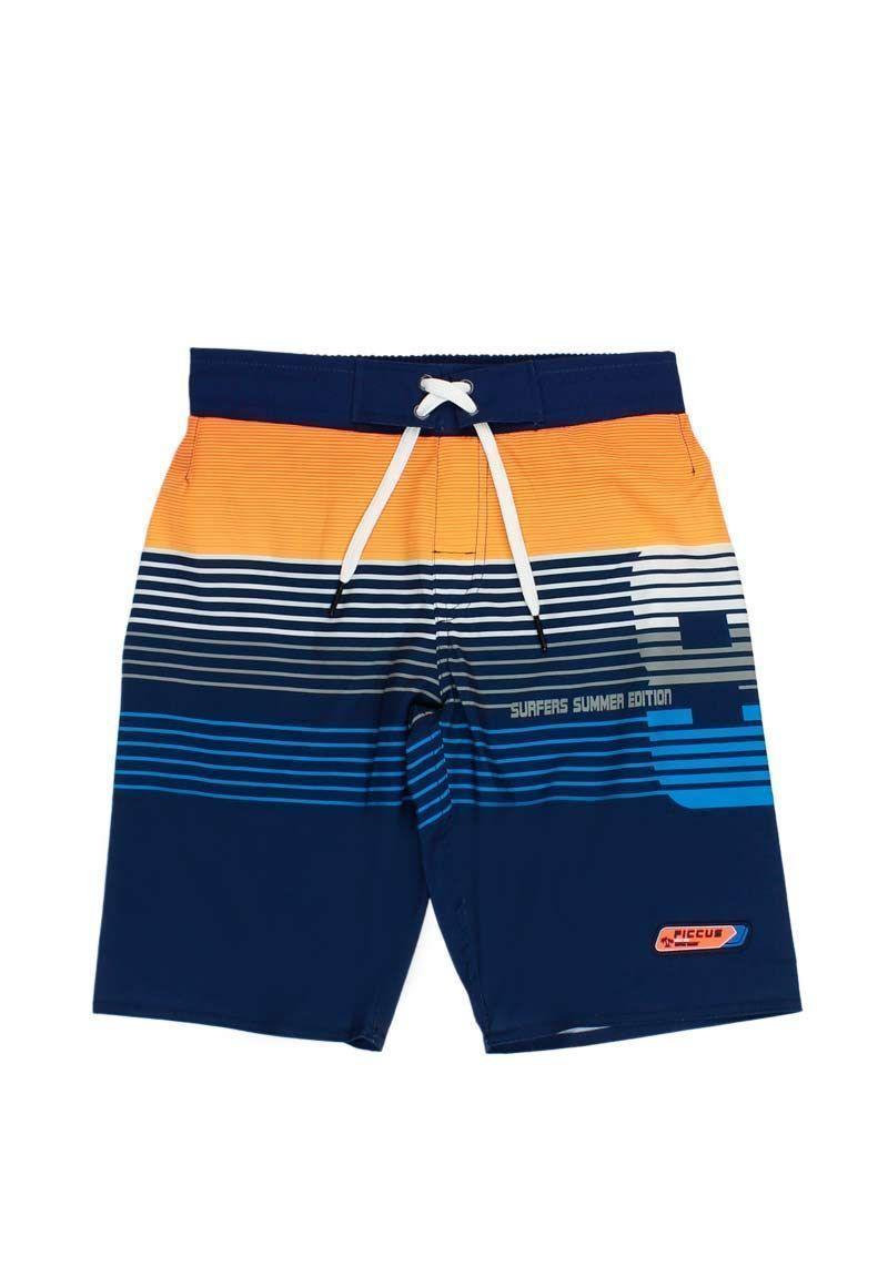 Traje De Baño Junior Niño Listado Ficcus-0