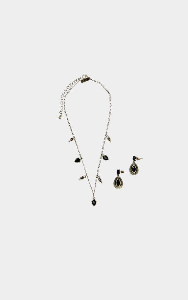 Collar set Antique Dorado Humana-0