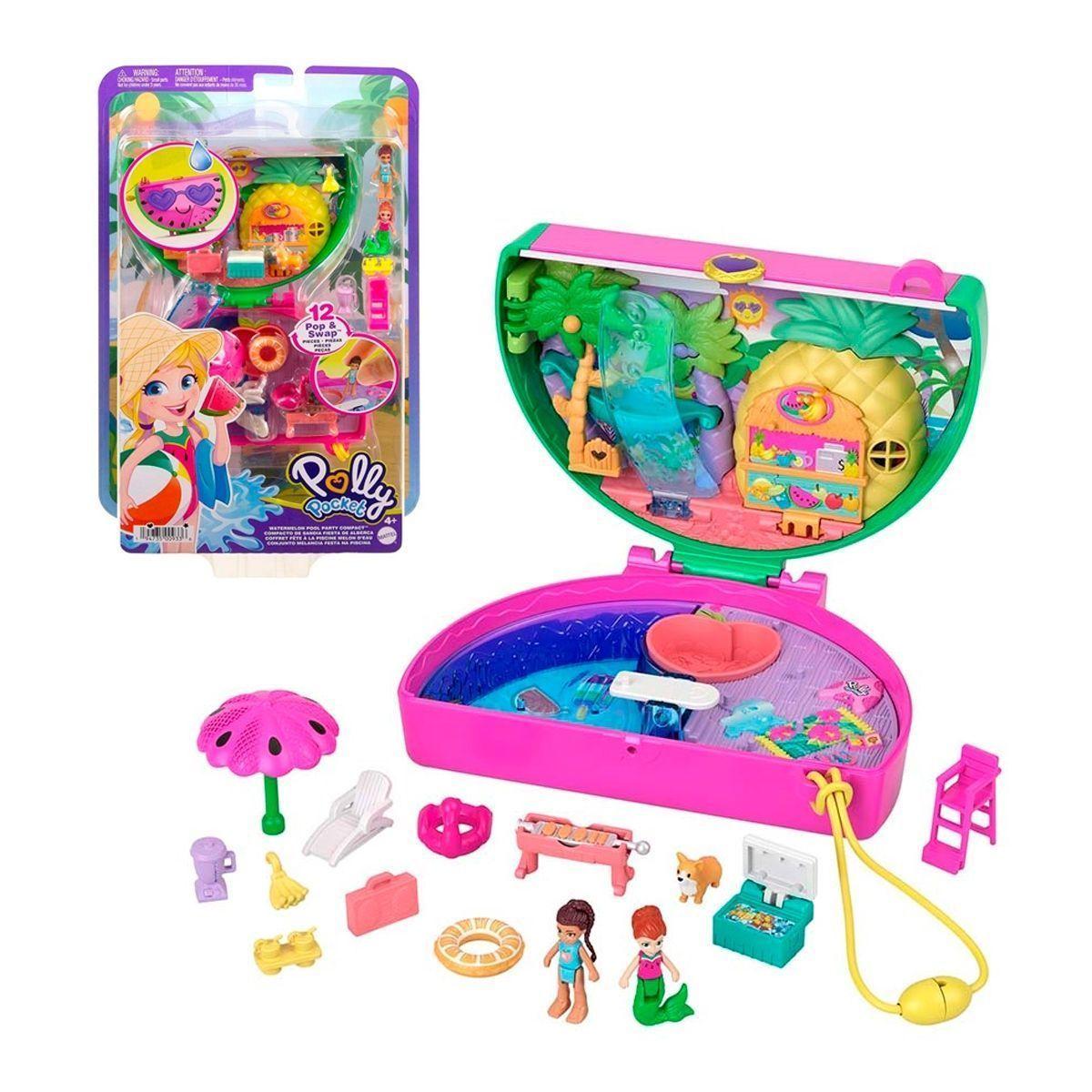 Polly Pocket Estuche - Sandia Fiesta De Alberca-0
