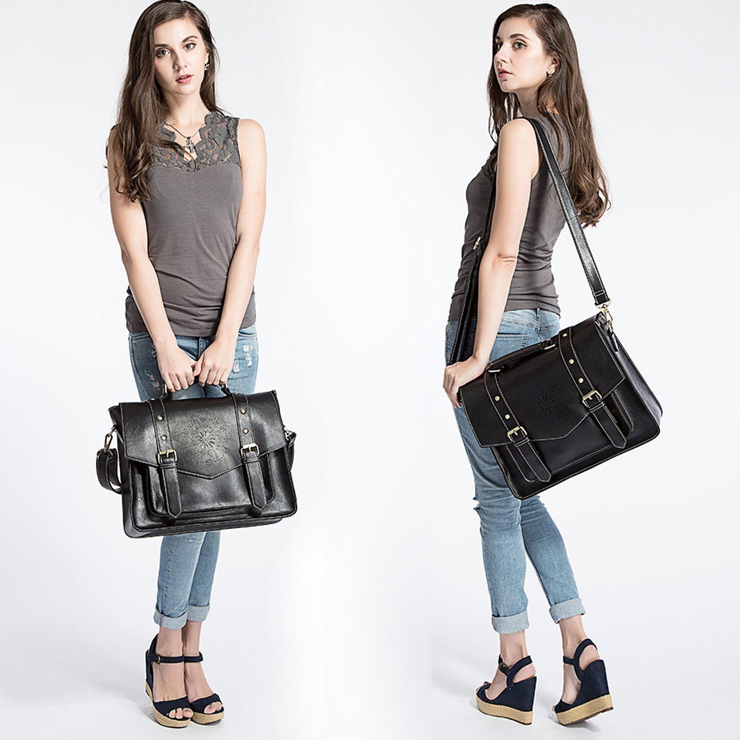 Ecosusi Maletín CLASSIC para laptop 14.7"- negro-6