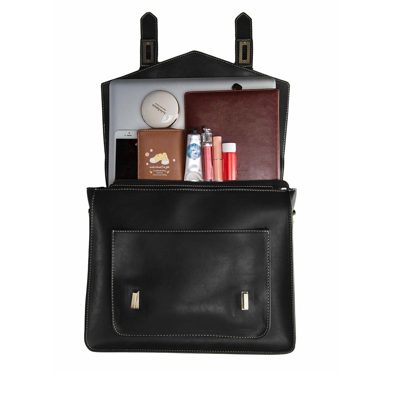 Ecosusi Maletín CLASSIC para laptop 14.7"- negro-4