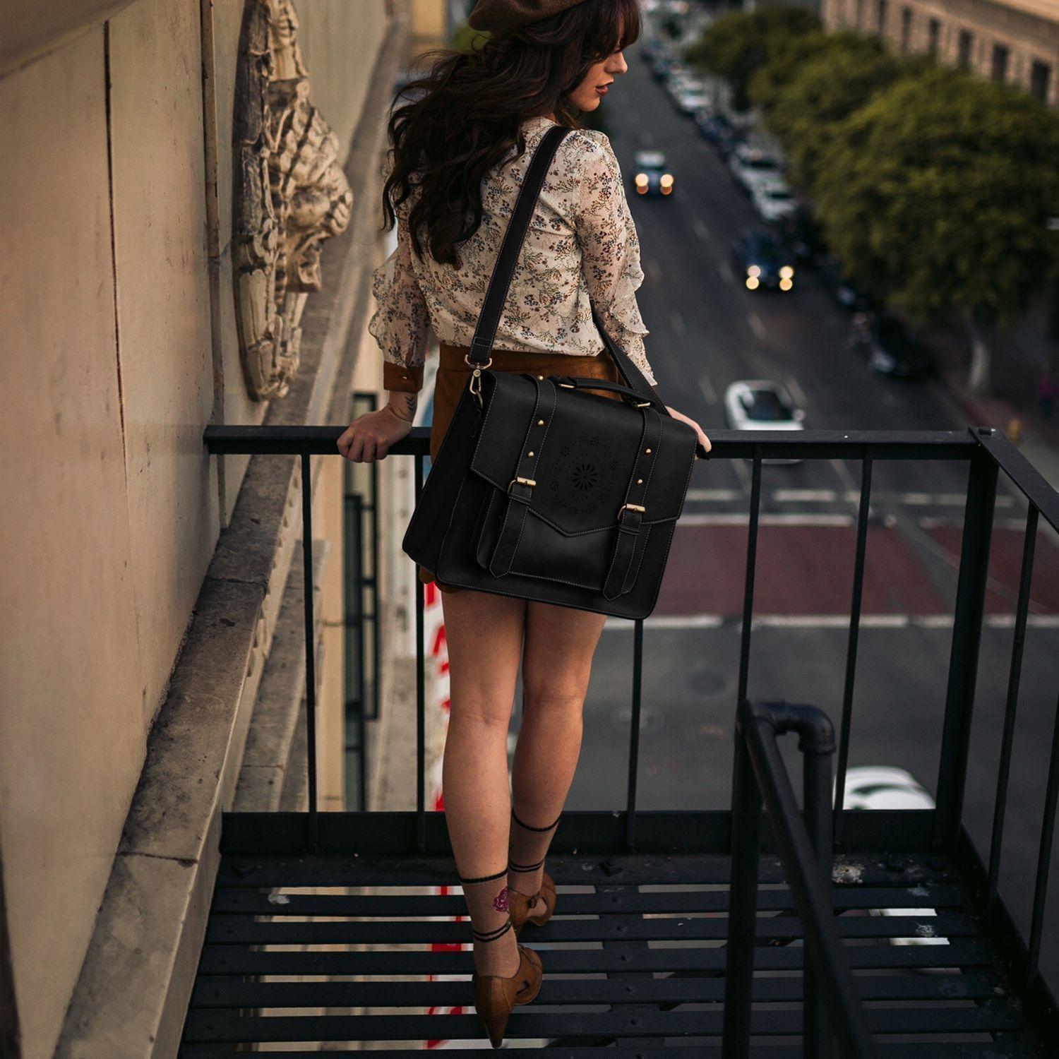 Ecosusi Maletín CLASSIC para laptop 14.7"- negro-2