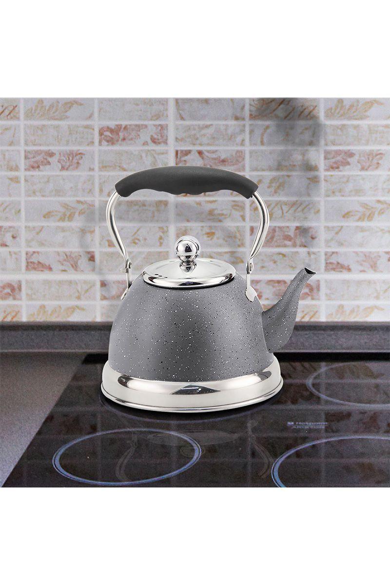 Tetera Acero Inoxidable 1,5 Litros Gris-5