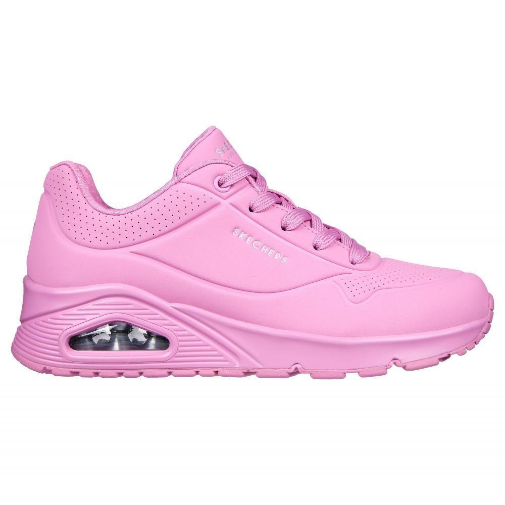 Zapatilla Mujer Uno Rosado Skechers-4