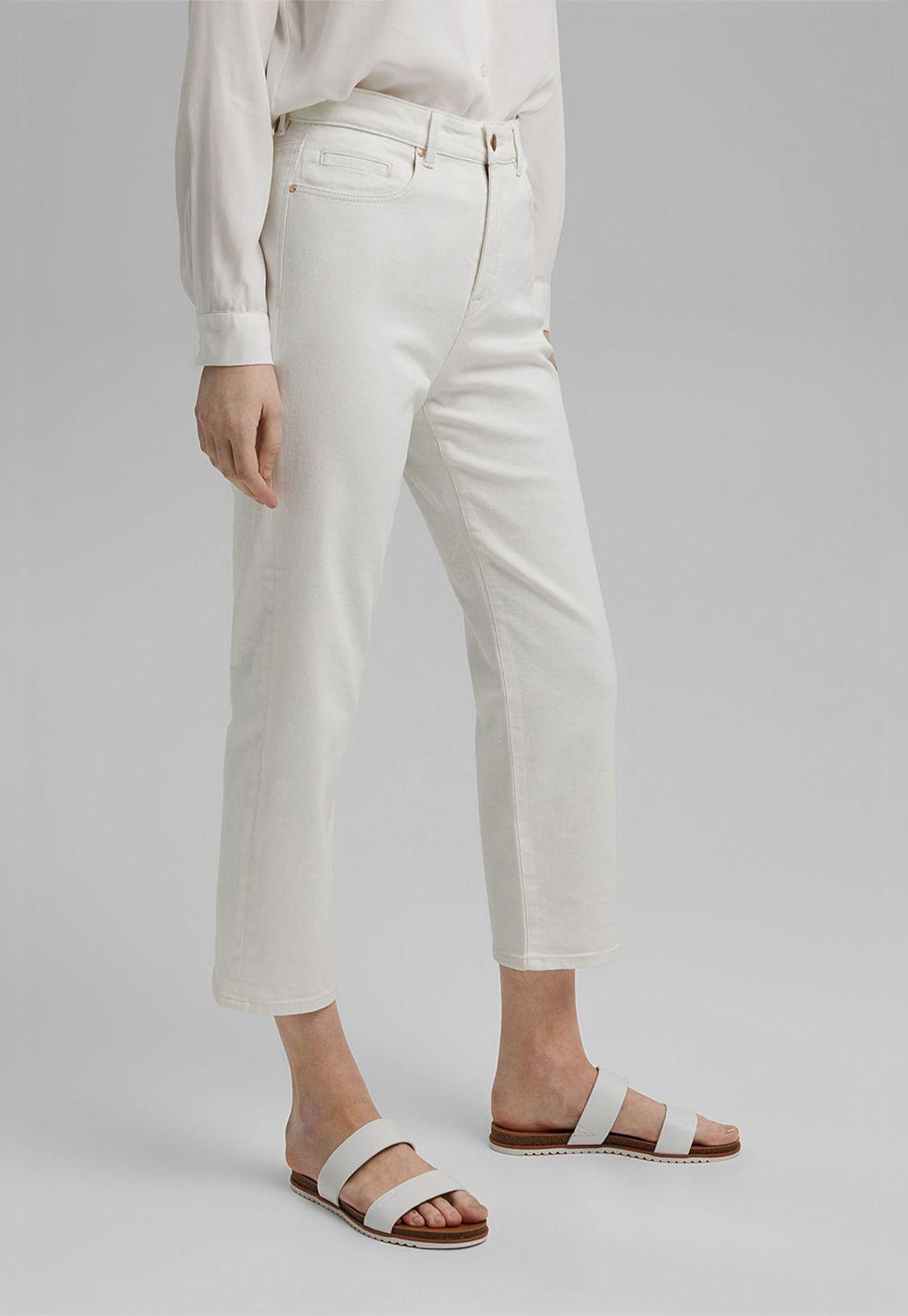 Jeans Mujer Straight High Rise Esprit-0