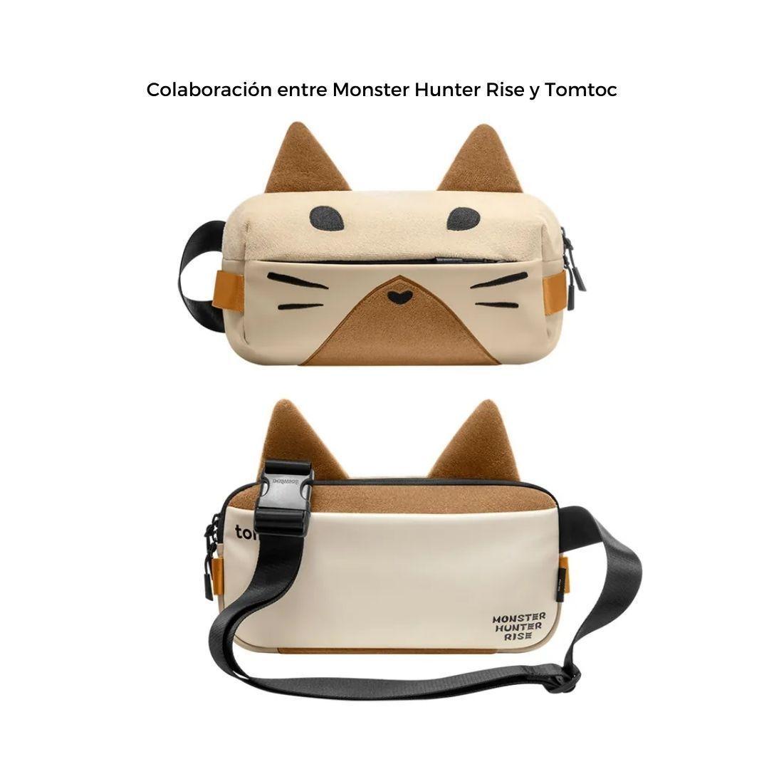 Tomtoc Bolso Sling Monster Hunter Rise para NS/Ipad 8" - Palico-2
